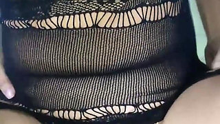 British Stepmom Forgot to Wear Panties to Bed