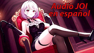 Spanish audio hentai JOI. Your new mistress humiliates you.
