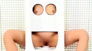 Japanese toilet girl