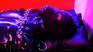 Fetish latex fucking in garage
