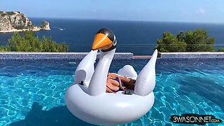Watch Enormous floats pool story - Ewa Sonnet, Pool, Float Porn