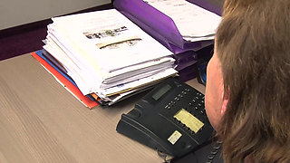Secretary Seduces Her Boss to Fuck on the Desk.