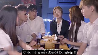 Vietsub China The gift of a teacher for a male student on the day of graduation