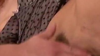 Hairy wife anally banged by a big black cock