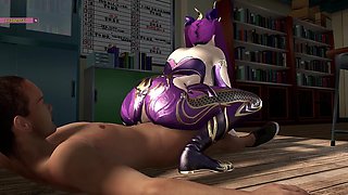 Ziyan Bigtits Goddess in a 3D Paradise - 3D Animation