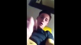 Cumming Hard After School - Twink Amateur Masturbates