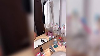 Masturbate in My in-laws' Bathroom