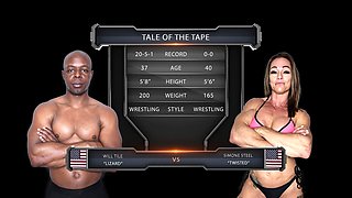 Simone Steel Vs Will Tile Hardcore Wrestling
