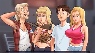 Wild cartoon adventures with sexy scenes and big boobs starring Misskitty2k