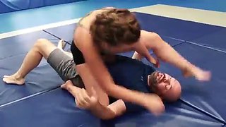 Mixed wrestling Cyra