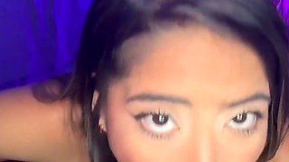 Sexy Girl in Small Bikini, Deep Throat in My Cock Smoking Cigarette