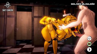 Animated porn game featuring monster girls in Five Nights at Anime