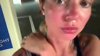 Miss_Elfie, russian camwhore in public and restroo
