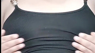 Chubby Girl Wanting Cock Playing with Her Big Tits