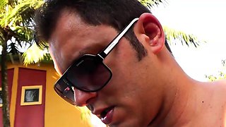 Brunette hookup amateur blowjob and dirtytalk sexdate