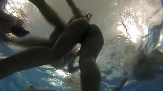 The biggest underwater fucking orgy