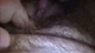 Eating out and fingering my GF with huge clitoris
