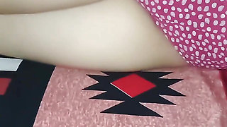Horney Sult on Bed and Black Bra and Panty Sexy Body