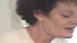 Depressed Granny Cock Sucking Pro British Slag Ghetto Blowjob Whore Bag!
