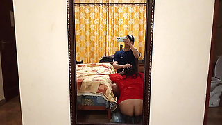 Mature Christian loves sucking my cock, she got addicted to me and wants sex every day