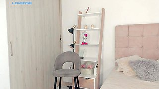 Abella shows her fake tits