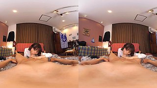 Cute asian babe VR crazy xxx scene
