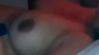 Cuckold Filming His Wife with One Dick in Her Pussy and Another in Her Mouth