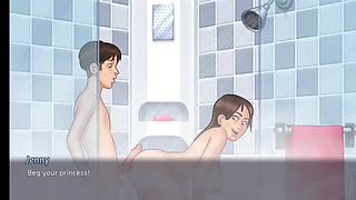Jenny Shower Scene Step Sis Part 2 - Summertime Saga