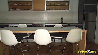 Jason Carrera In Sexy Spanish Breezy Medusa Seduces In A Red-hot Kitchen Sex - Incredible 4k