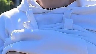 I Smoke and Walk Around in Public Without Panties and Show My Pussy.