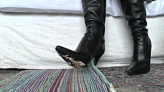 Boot Meal! Eating Cake From Soles POV, Lady Victoria Valente