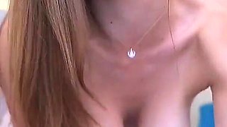 Stella Cardo Bounces on a Dildo on the Bed