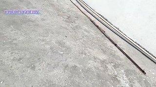 Komal climbed the roof and called me up and kept fucking her openly