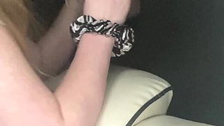 Sluttybritt Handling Daddy's Big Black Dick