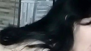 My Stepdad Saw Me Flashing My Tits on a Video Call in the Bathroom.