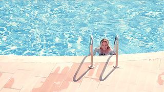 Pickup by the Pool - Fuck Face Someone Else's Young Stepmom