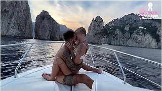 Italian Skipper Fucks American Tourist On His Boat