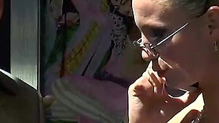 Hot fuck in the kitchen with hot chick and huge cock