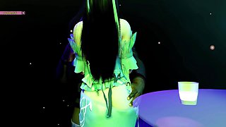 Animated Enchantment: Beauty of the Bigtits Goddess - 3D Animation
