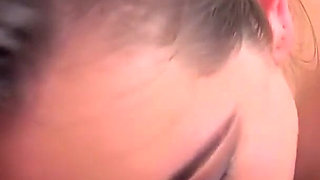 Kate Alton gets naked and does perfect handjob with huge cock