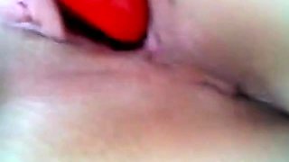 Deutsche Rothead Mella Orgasmen in High Heels