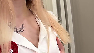 Horny Nurse with a Perfect Pussy and Big Tits - Best Cure!