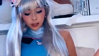 Stacked brunette goes solo toys and masturbation