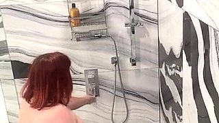 Marcy Diamond Big Booty Shower Masturbation