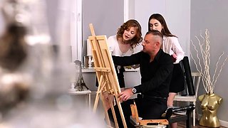 Vivian Grace - FirstBGG - Hotties Get A Double Sex Lesson