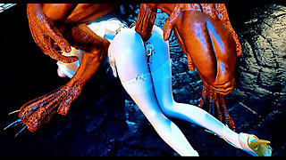 Big Cock Virtual Queen of Bigboob Fantasy - 3D Animation Hentai