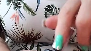 Big boobs milf masturbates with her dildo