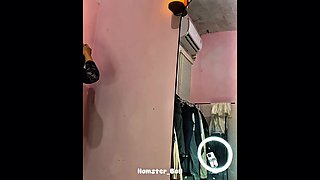 Fitting Hijab Kebaya Dress with Thai Maid