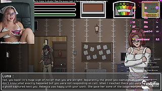 Lewd Gamer Girl Gabbi Plays Lustful Spirit Hunt on Goon Live Stream