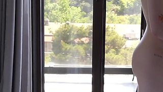 Guy Fucks Horny Stepmother's Huge Tits and Cum in Her Petite Stepdaughter Mouth! (titjob)